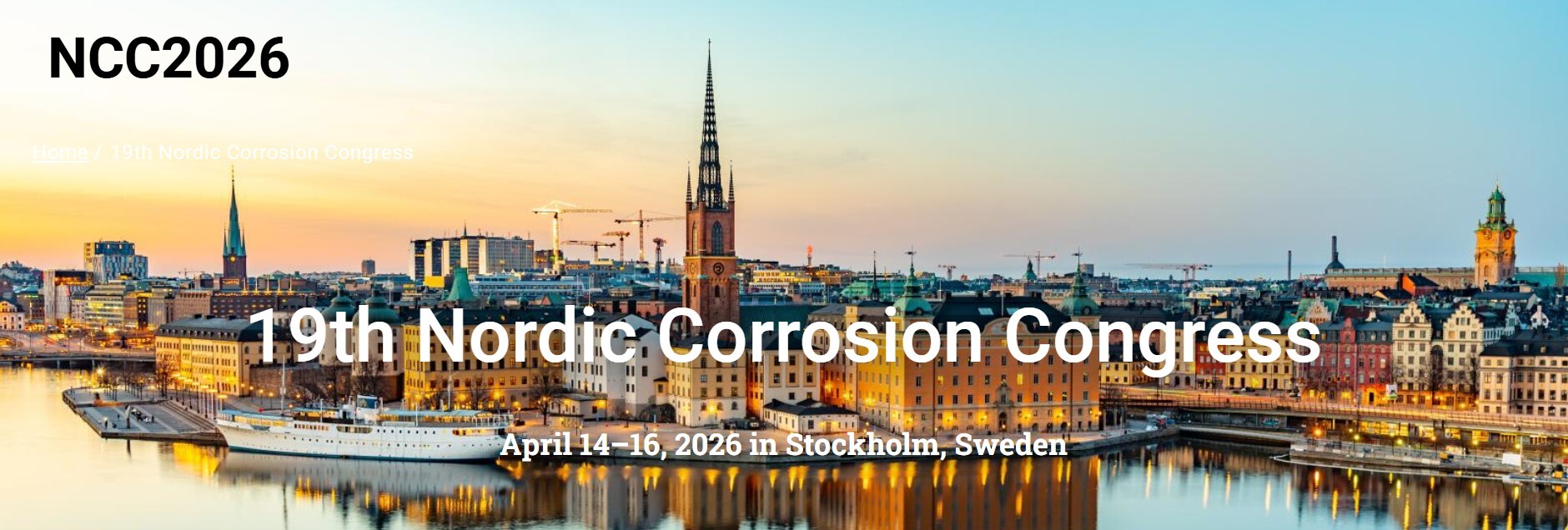 19th Nordic Corrosion Congress